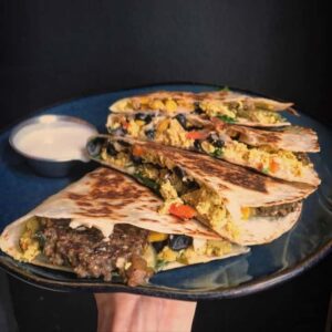 Vegan brunch options at Graze in Nashville