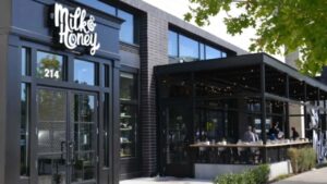 Milk and Honey restaurant exterior in Nashville