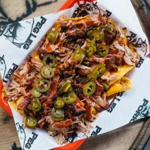 Peg Leg Porker BBQ nachos