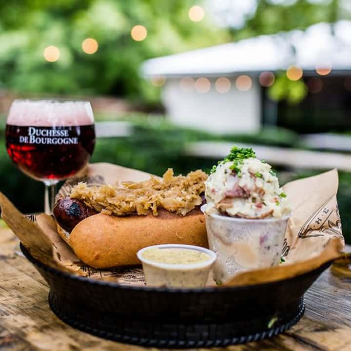 The Pharmacy beer garden ambiance The Pharmacy beer garden ambiance