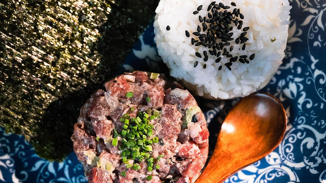 Noko Nashville Wagyu Tartare Dish