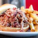 BBQ Pulled Pork Sandwich at Puckett's Nashville