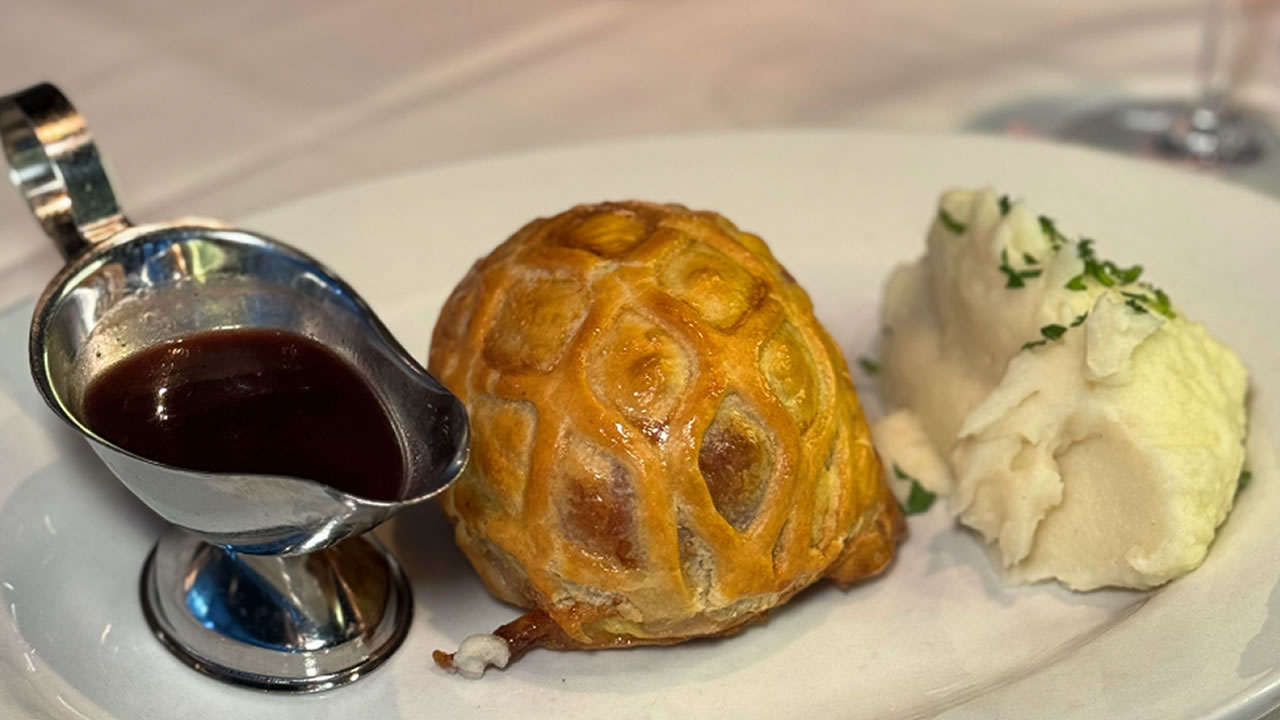 Beef Wellington at The River House in Nashville